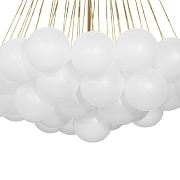 Люстра на штанге Loft it Dream 10129/800 Gold цвет плафона/подвески Белый, цвет арматуры Золото-3