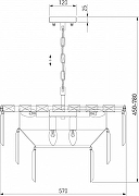 Люстра Eurosvet Elegante 10130/8 золото/прозрачный хрусталь Strotskis цвет плафона/подвески Прозрачный, цвет арматуры Золото-4