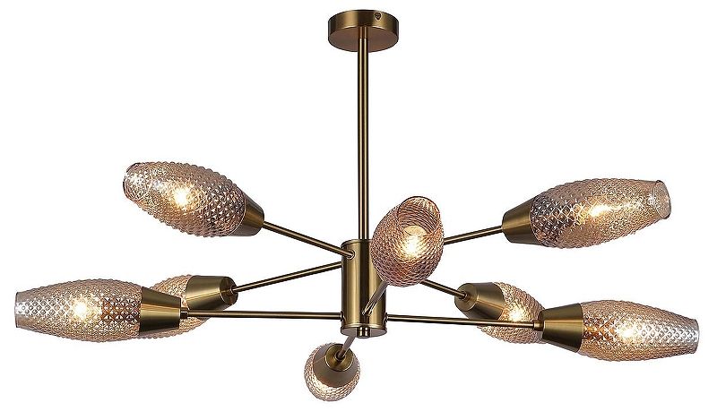 Люстра на штанге Escada Desire 10165/8PL Copper 