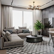 Люстра на штанге Escada Desire 10165/8PL Copper цвет плафона/подвески Янтарный, цвет арматуры Медь-5