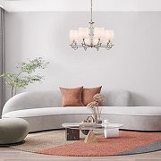 Люстра Escada Mora1ne 10167/8PL цвет плафона/подвески Белый, цвет арматуры Хром-6