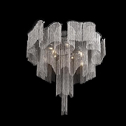 Люстра Loft it Stream 10208/1000C Smoke цвет плафона/подвески Светло-серый, цвет арматуры Серый-3