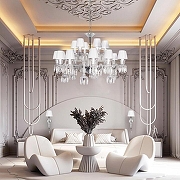 Люстра Loft it Flambeau 10209/24 цвет неокрашенный, хром-4