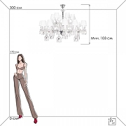 Люстра Loft it Flambeau 10209/24 цвет неокрашенный, хром-5