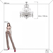 Люстра Loft it Zenith 10210/12 White цвет неокрашенный, хром-7