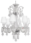 Люстра Loft it Zenith 10210/6 White цвет неокрашенный, хром