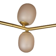 Люстра на штанге Loft it Sakura 10212/8L Gold цвет плафона/подвески Янтарный, цвет арматуры Золото-5