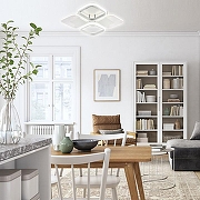 Люстра Escada Sam1a 10230/4LED цвет плафона/подвески Прозрачный, цвет арматуры Белый-6