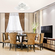 Люстра Escada Sam1a 10234/4LED цвет плафона/подвески Прозрачный, цвет арматуры Белый-3