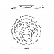 Люстра Escada Quant 10243/3LED цвет плафона/подвески Белый, цвет арматуры Белый-5