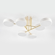 Люстра на штанге Escada Rune 10262/6LED цвет белый, золото-1