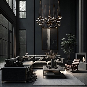 Люстра Loft it Pop it 10270/S24 цвет плафона/подвески Прозрачный, цвет арматуры Золото-7