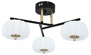 Люстра на штанге Escada Halma 10301/3LED цвет плафона/подвески Белый, цвет арматуры Золото, Черный-2