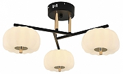 Люстра на штанге Escada Halma 10301/3LED цвет плафона/подвески Белый, цвет арматуры Золото, Черный-3
