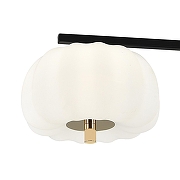 Люстра на штанге Escada Halma 10301/3LED цвет плафона/подвески Белый, цвет арматуры Золото, Черный-4