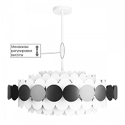 Люстра на штанге Loft it Juicy 10310/M Black цвет плафона/подвески Белый, Черный, цвет арматуры Белый-3