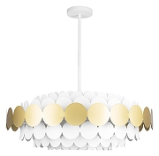 Люстра на штанге Loft it Ju1cy 10310/M Gold цвет белый