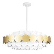 Люстра на штанге Loft it Ju1cy 10310/M Gold цвет белый-1