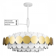 Люстра на штанге Loft it Ju1cy 10310/M Gold цвет плафона/подвески Белый, Золото, цвет арматуры Белый-3