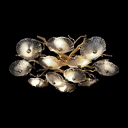 Люстра Loft it Bloom 10352/800C AB цвет плафона/подвески Прозрачный, цвет арматуры Бронза-2