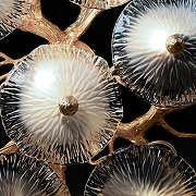 Люстра Loft it Bloom 10352/800C AB цвет плафона/подвески Прозрачный, цвет арматуры Бронза-4