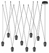 Люстра Loft it Blackout 10357/10 цвет черный