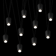 Люстра Loft it Blackout 10357/10 цвет черный-6