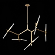 Люстра на штанге Loft it Agnes 10399/10 GD цвет плафона/подвески Белый, цвет арматуры Золото-3