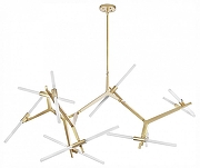 Люстра на штанге Loft it Agnes 10399/20 GD цвет плафона/подвески Белый, цвет арматуры Золото