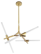 Люстра на штанге Loft it Agnes 10399/6 GD цвет плафона/подвески Белый, цвет арматуры Золото