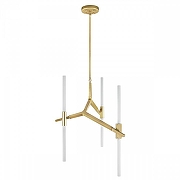 Люстра на штанге Loft it Agnes 10399/6 GD цвет плафона/подвески Белый, цвет арматуры Золото-1