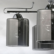 Люстра De City Олимпия 106010105 цвет плафона/подвески Дымчатый, цвет арматуры Хром-4