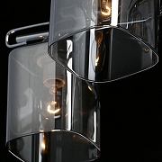 Люстра De City Олимпия 106010105 цвет плафона/подвески Дымчатый, цвет арматуры Хром-5