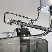 Люстра De City Олимпия 106010105 цвет плафона/подвески Дымчатый, цвет арматуры Хром-6