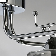 Люстра De City Олимпия 106010105 цвет плафона/подвески Дымчатый, цвет арматуры Хром-7