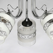 Люстра De City Олимпия 106010705 цвет плафона/подвески Прозрачный, цвет арматуры Хром-6