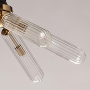 Люстра на штанге De City Олимпия 62 106011806 цвет плафона/подвески Прозрачный, цвет арматуры Бронза-3