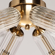 Люстра на штанге De City Олимпия 62 106011806 цвет плафона/подвески Прозрачный, цвет арматуры Бронза-5