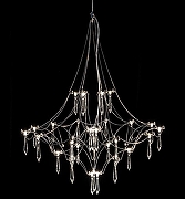 Люстра O-LUCE Opra 1095511-0 цвет плафона/подвески Прозрачный, цвет арматуры Хром