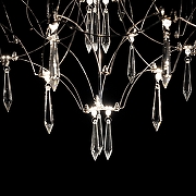 Люстра O-LUCE Opra 1095511-0 цвет плафона/подвески Прозрачный, цвет арматуры Хром-4