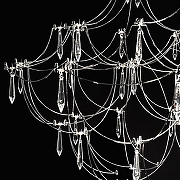 Люстра O-LUCE Alla Crystal 1095311-0 цвет плафона/подвески Прозрачный, цвет арматуры Хром-7