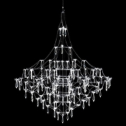 Люстра O-LUCE Opra 1095511-2 цвет плафона/подвески Прозрачный, цвет арматуры Хром