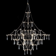 Люстра O-LUCE Opra 1095511-5 цвет плафона/подвески Прозрачный, цвет арматуры Золото