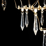 Люстра O-LUCE Opra 1095511-5 цвет плафона/подвески Прозрачный, цвет арматуры Золото-1