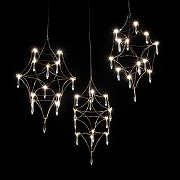 Люстра O-LUCE Mariah 3 1097311-1 цвет плафона/подвески Прозрачный, цвет арматуры Золото-2