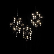 Люстра O-LUCE Mariah 3 1097311-1 цвет плафона/подвески Прозрачный, цвет арматуры Золото-3