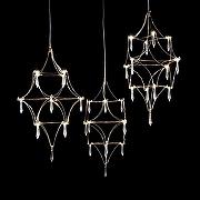 Люстра O-LUCE Mariah 3 1097311-1 цвет плафона/подвески Прозрачный, цвет арматуры Золото-6