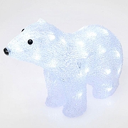 Зверь световой Uniel Белый медведь 11037 цвет Белый, черный-3