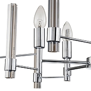 Люстра Indigo Favara 11040/5P Chrome цвет плафона/подвески Дымчатый, цвет арматуры Хром-4
