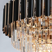 Люстра De City Бриз 35 111014308 цвет плафона/подвески Прозрачный, цвет арматуры Золото, Черный-5